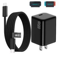 Carregador EGK 65W 3m com Cabo USB-C Trançado para Switch, Steam Deck e ROG Ally Carregador EGK 65W 3m com Cabo USB-C Trançado para Switch, Steam Deck e ROG Ally
