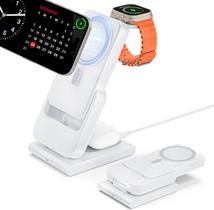 Carregador Estação Power Bank 10000mah por Indução 3em1 para Smartphone Fone de Ouvido e Relógio Inteligente