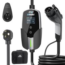Carregador EV EVDANCE de nível 2 - carregadores EV portáteis de 32 A NEMA 14-50 com cabo de 25 pés, carregamento ajustável de corrente/atraso para carregador de carro elétrico Carregador EV EVDANCE de nível 2 - carregadores EV portáteis de 32 A NEMA 14-50 com cabo de 25 pés, carregamento ajustável de corrente/atraso para carregador de carro elétrico