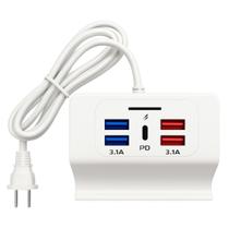 Carregador Extensão Elétrica C/ Apoio Para Celular Bivolt