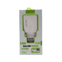 Carregador Fast Charge 20W iOS Com 2 Entradas USB Para Celular 5.1A