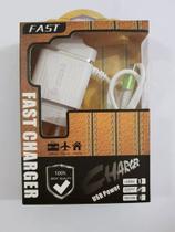 Carregador Fast Charger C/ Led V8 -3 Usb Power Carregador Fast Charger C/ Led V8 -3 Usb Power