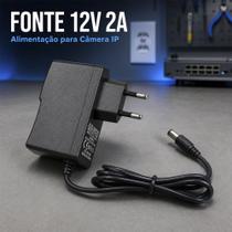 Carregador Fonte Alimentação AC/DC para Câmera de Segurança IP Jortan JT-8276 12V Carregador Fonte Alimentação AC/DC para Câmera de Segurança IP Jortan JT-8276 12V