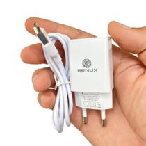 Carregador Fonte de Tomada Rapido 5v 2.4A Usb c/ Cabo Removivel v8 (RE-CAR-8015) - Renux