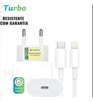 Carregador Fonte Iphon Original Inova 20W Cabo Lightning USB.C Compatível Modelo Iphon 11 14