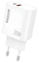 carregador fonte mais cabo tipo c tipo c cabo de 1 metro mais fonte com entrada ubs e usbc pd20w carregador rápido