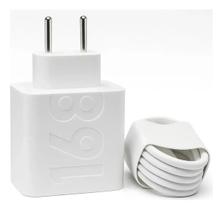 Carregador Fonte Turbo 168w Entrada Tipoc 1metro Usb Branco Carregador Fonte Turbo 168w Entrada Tipoc 1metro Usb Branco