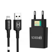 Carregador Fonte Turbo Tipo-C Micro-USB Lightning (escolha conector)