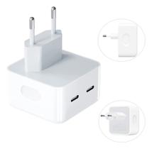 Carregador Fonte Usb C Duplo 50W Fonte