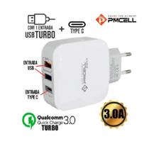 Carregador Fonte Usb Maxx HC-44 Turbo Type-C Qualcomm 3.0 - Pmcell Carregador Fonte Usb Maxx HC-44 Turbo Type-C Qualcomm 3.0 - Pmcell