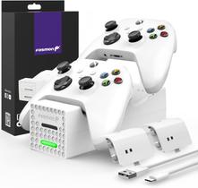 Carregador Fosmon Dual Xbox Série X/S - Branco
