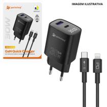Carregador Gan Tpc/Ios 30W 2 Entradas PeiG1124