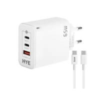 Carregador Hye HYEC79C c/Cabo USB-C Bivolt 65W