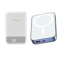 Carregador Indução 10.000mAh Power Bank Original KAIDI Premium Compativel com iPhone Samsung Motorola Xiaomi LG