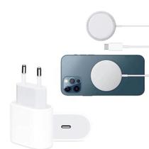 Carregador Indução Magsafe Magnético Fonte 20w UsbC Kit Completo Compatível com Iphones 11 12 13 14 15 16 17 Pro Max Bivolt Carregador Indução Magsafe Magnético Fonte 20w UsbC Kit Completo Compatível com Iphones 11 12 13 14 15 16 17 Pro Max Bivolt
