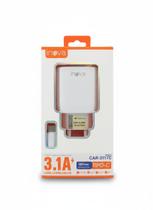 Carregador Inova 3.1a Dupla Usb Cabo Tipoc Branco Carregador Inova 3.1a Dupla Usb Cabo Tipoc Branco