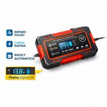 Carregador Inteligente 12V com Sistema Automático de Carregamento Carregador Inteligente 12V com Sistema Automático de Carregamento