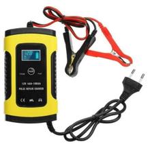 Carregador Inteligente Bateria 4-6ah Tela Lcd Auto Moto 12v Carregador Inteligente Bateria 4-6ah Tela Lcd Auto Moto 12v