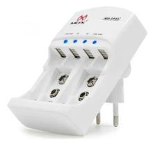 Carregador Inteligente CP50 para pilhas Recarregáveis AA AAA Bateria 9V Bivolt Com Auto Stop LED Carregador Inteligente CP50 para pilhas Recarregáveis AA AAA Bateria 9V Bivolt Com Auto Stop LED