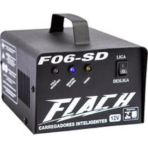 Carregador Inteligente de Bateria 12V F06-SD 6A - Flach