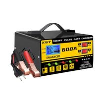 Carregador Inteligente De Bateria Automotiva 12V 24V Com Reparo Por Pulso, Detecção De Voltagem E