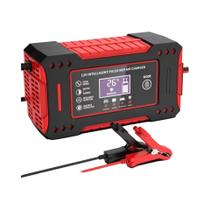 Carregador Inteligente De Bateria Para Carro E Moto 12V 6A Com Display LCD Unidade De Carregamento