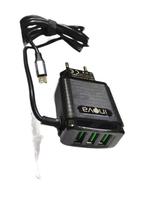 Carregador Inteligente V8 5.1a 3 Usb Car-8427