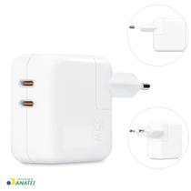 Carregador Iphone Turbo Fonte Usb-C 35w Compatível Iphone 15 15 Pro Max e 15 Ultra