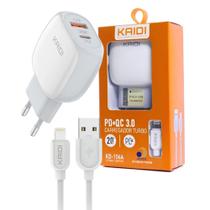 Carregador Kaidi Kd-106A 20w Carga Rapida Pd-qc 3.0 Carregador Kaidi Kd-106A 20w Carga Rapida Pd-qc 3.0