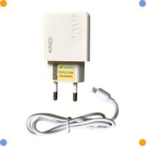 Carregador Kd-670s 20w Bivolt Entrada Pd/qc + Cabo Micro Usb
