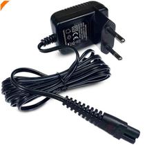 Carregador Kemei Aparador Cabelo Elétrico Bivolt Fonte Cor PRETO