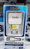 Carregador kingo compativel iphone 1.2a u101 Carregador kingo compativel iphone 1.2a u101