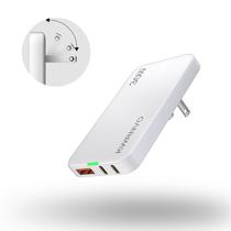 Carregador KWRNVO 30W GaN USB-C 2 portas USB-A Slim Flat Carregador KWRNVO 30W GaN USB-C 2 portas USB-A Slim Flat