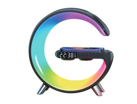 Carregador Magnético IMENSO Com Led e Caixa De Som 10w