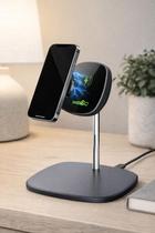 Carregador Magnético para celular com carregamento indução Sem Fio de Mesa 15w 127 220v carregamento rápido ótimo para escritórios e assistir vídeos Carregador Magnético para celular com carregamento indução Sem Fio de Mesa 15w 127 220v carregamento rápido ótimo para escritórios e assistir vídeos