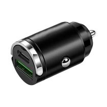 Carregador Mini De Carro 100W 200W QC3.0 PD USB Tipo C Carregamento Rápido Para Xiaomi Samsung