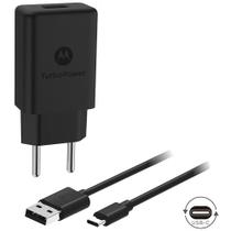 Carregador Motorola Turbo Power Usb Tipo C Moto One Z Z2 Z3 Play X4 M G6 G6 Plus G7 G7 Power M14106