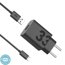 Carregador Motorola TurboPower 33W com Cabo USB-C Compacto, Rápido e 100% Original