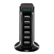 Carregador Movitec 6 Portas Usb/bivolt Hb-01 6 Portas