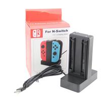 Carregador Nintendo Switch Joy-con 4 Controles Estação Base - MIMD