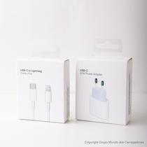 Carregador Novo Completo Usb-C 20W Turbo Compativel com Iphone-11-12-13-14-Promax-ipad - Adaptador Tomada Fonte Turbo Lacrado com garantia