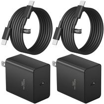 Carregador Novobit USB C 45 W, carregamento rápido, 10 pés, pacote com 2 unidades Samsung Carregador Novobit USB C 45 W, carregamento rápido, 10 pés, pacote com 2 unidades Samsung