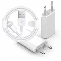 Carregador Original Completo 5W USB e cabo lightning 1m Compativel com Iphone-6-6s-7-8-Plus-11-12-XS-Max-X-XR-5S - Foxcom