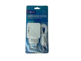 Carregador Original Inova Carga Rápida Turbo 3.1a Tipo C