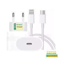 Carregador Original Inova Fonte 20W TurboCabo Lightning USBC Compativel I phone 11 12 13,13 Mini,13 Pro,13,ProMax Novax 14