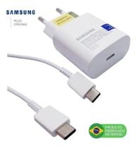 Carregador Original Samsung 25w Fast Turbo S10/21 Note10/20 Branco