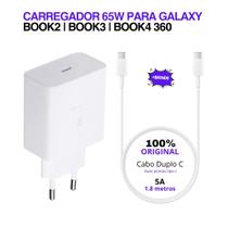 Carregador Original Samsung 65w Galaxy Book2 Book3 Book4 360 Notebook Super Rápido