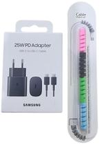 Carregador original samsung ta800 25w fast charge + protetor