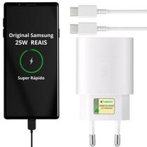 Carregador Original Samsung Turbo 25W NOTE 20 Ultra 5G