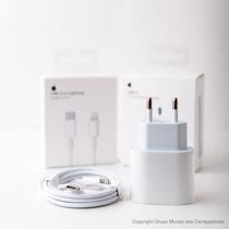 Carregador Original Usb-C 20W Turbo Compativel Iphone-11-12-13-14-Promax-ipad - Adaptador Tomada Fonte Turbo